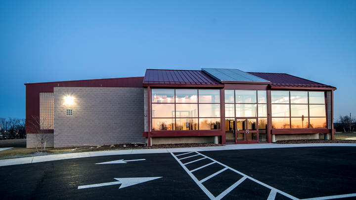 Outdoor image of headquarters building